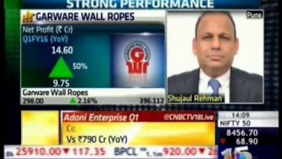 Mr. Shujaul Rehman - President & COO of Garware Wall Ropes Ltd. Interacting with CNBC